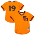 San Diego Padres Mitchell & Ness Gold MLB baseball jersey