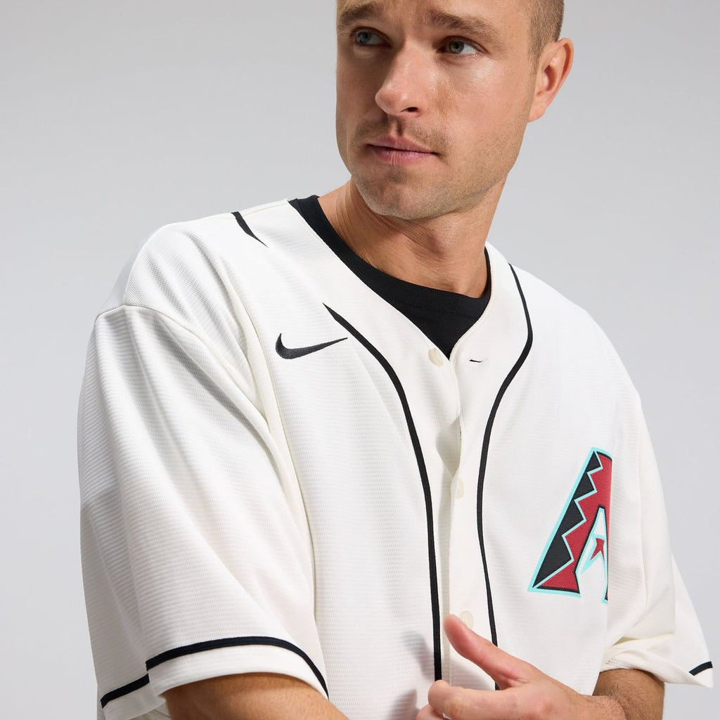 Arizona Diamondbacks Nike Cream Replica Baseball Jersey