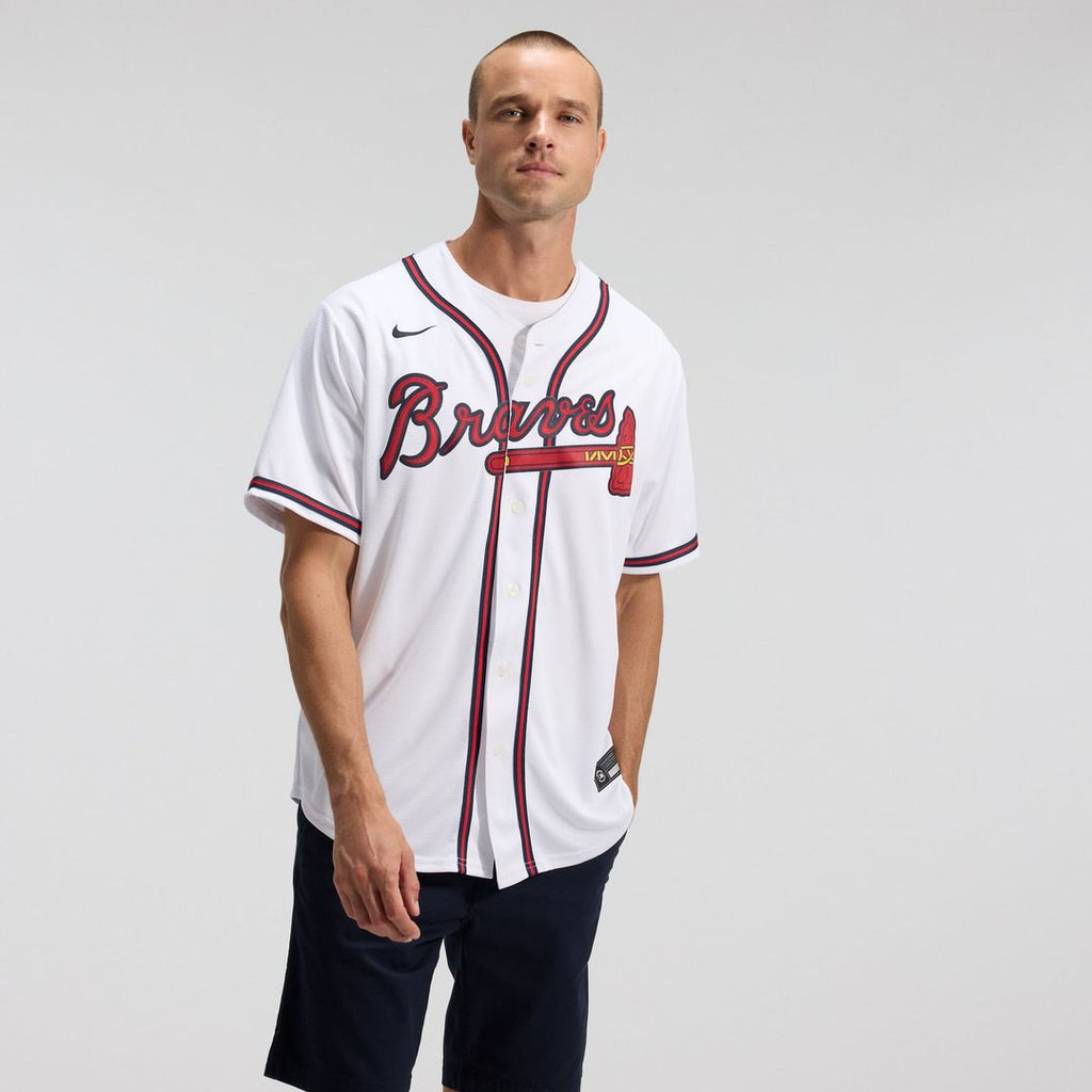 Atlanta Braves Nike White Replica MLB baseball jersey