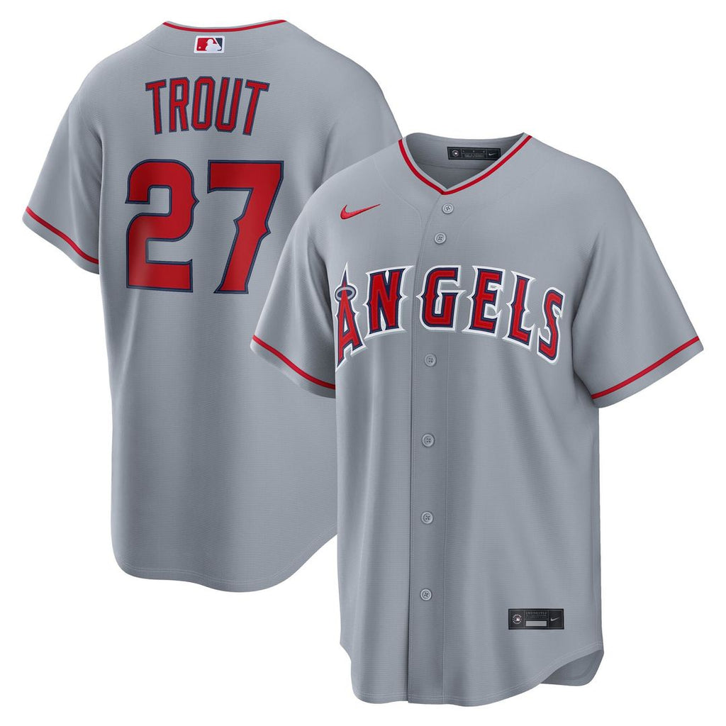 Los Angeles Angels Nike Gray Replica Baseball Jersey