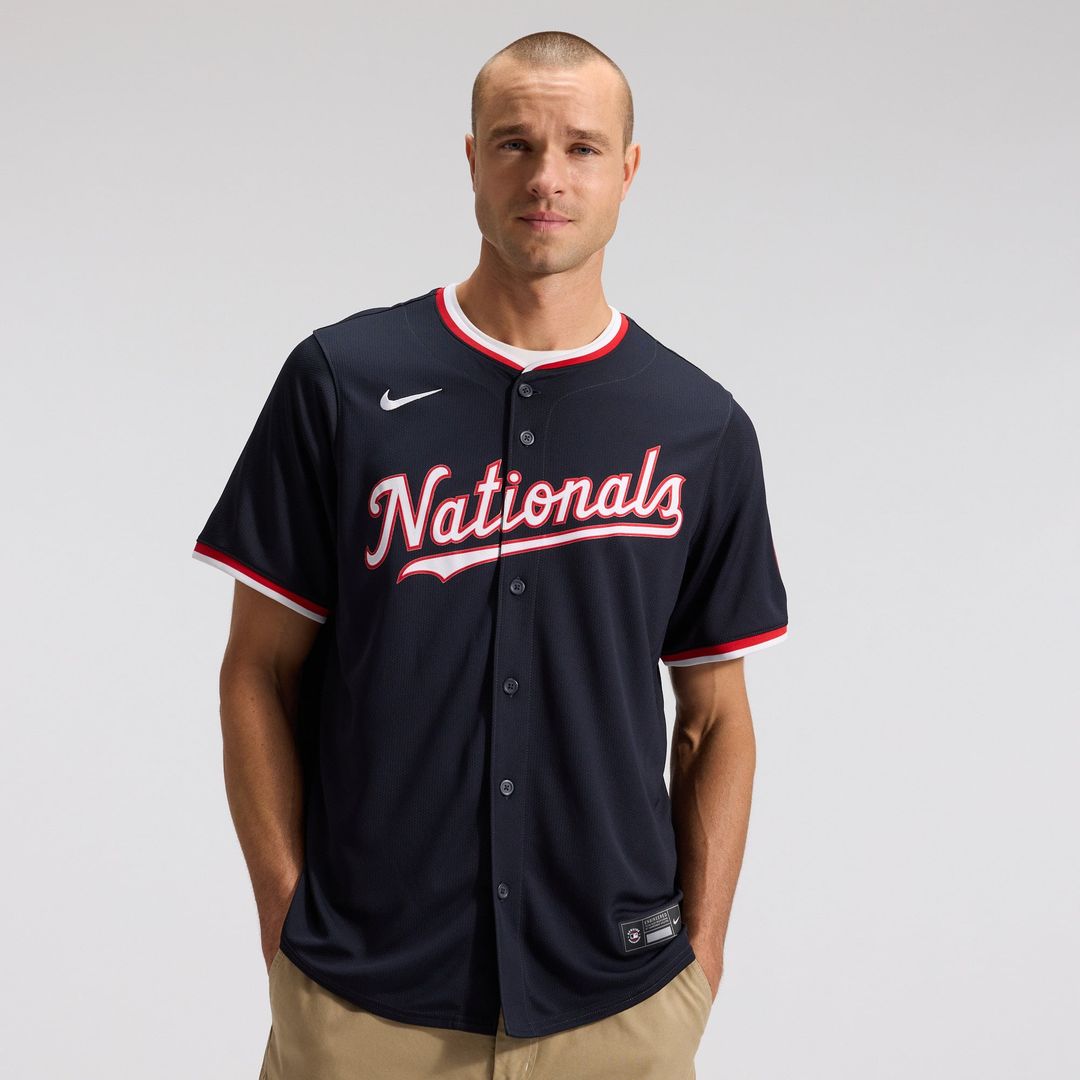 Washington Nationals Nike Navy Authentic Baseball Jersey