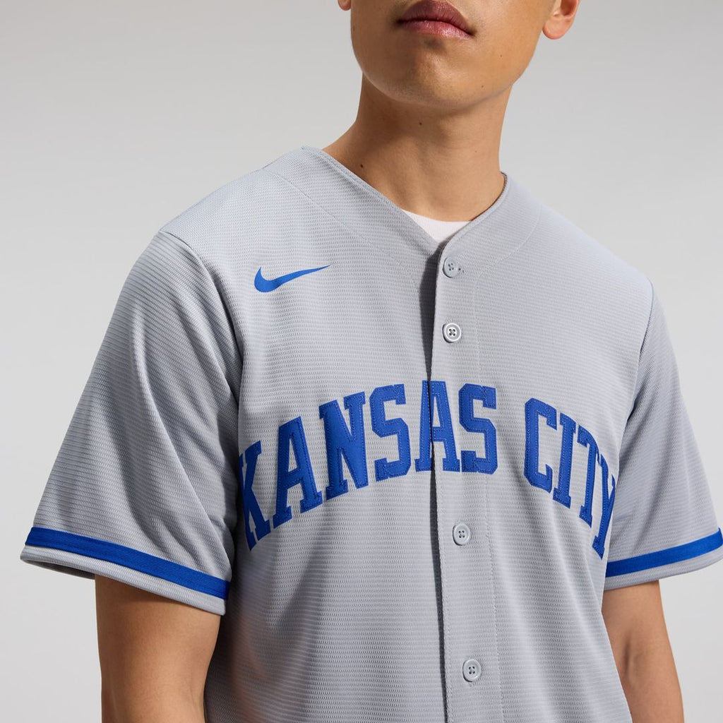 Kansas City Royals Nike Gray Replica Baseball Jersey