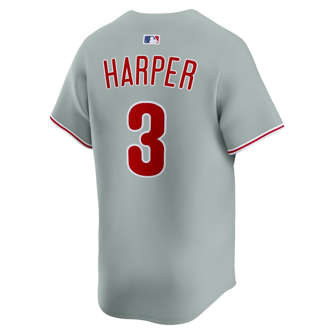 Philadelphia Phillies Nike Gray Authentic Baseball Jersey