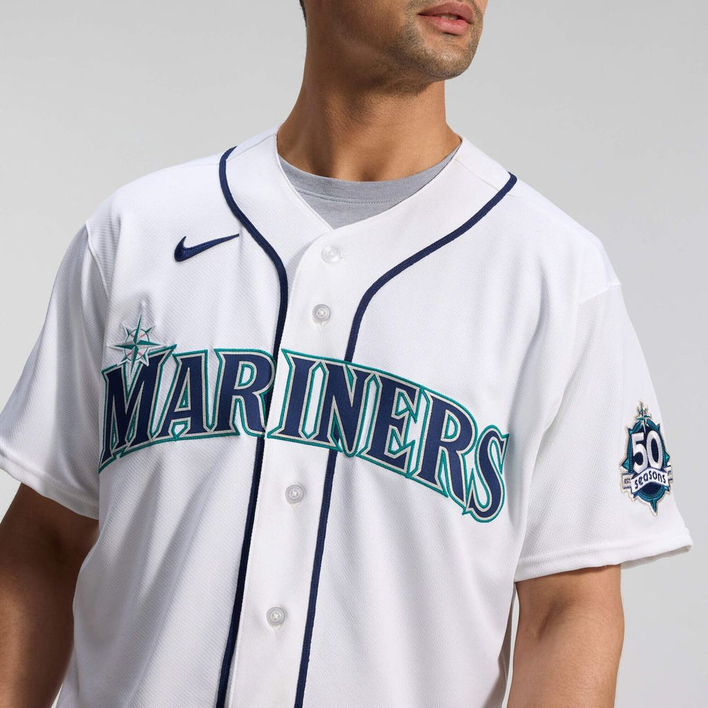 Seattle Mariners Nike White Authentic Baseball Jersey