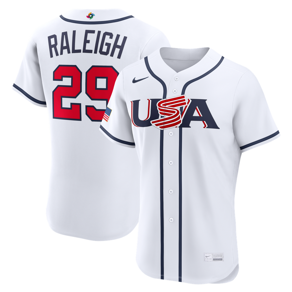 USA Baseball Nike White Authentic MLB baseball jersey
