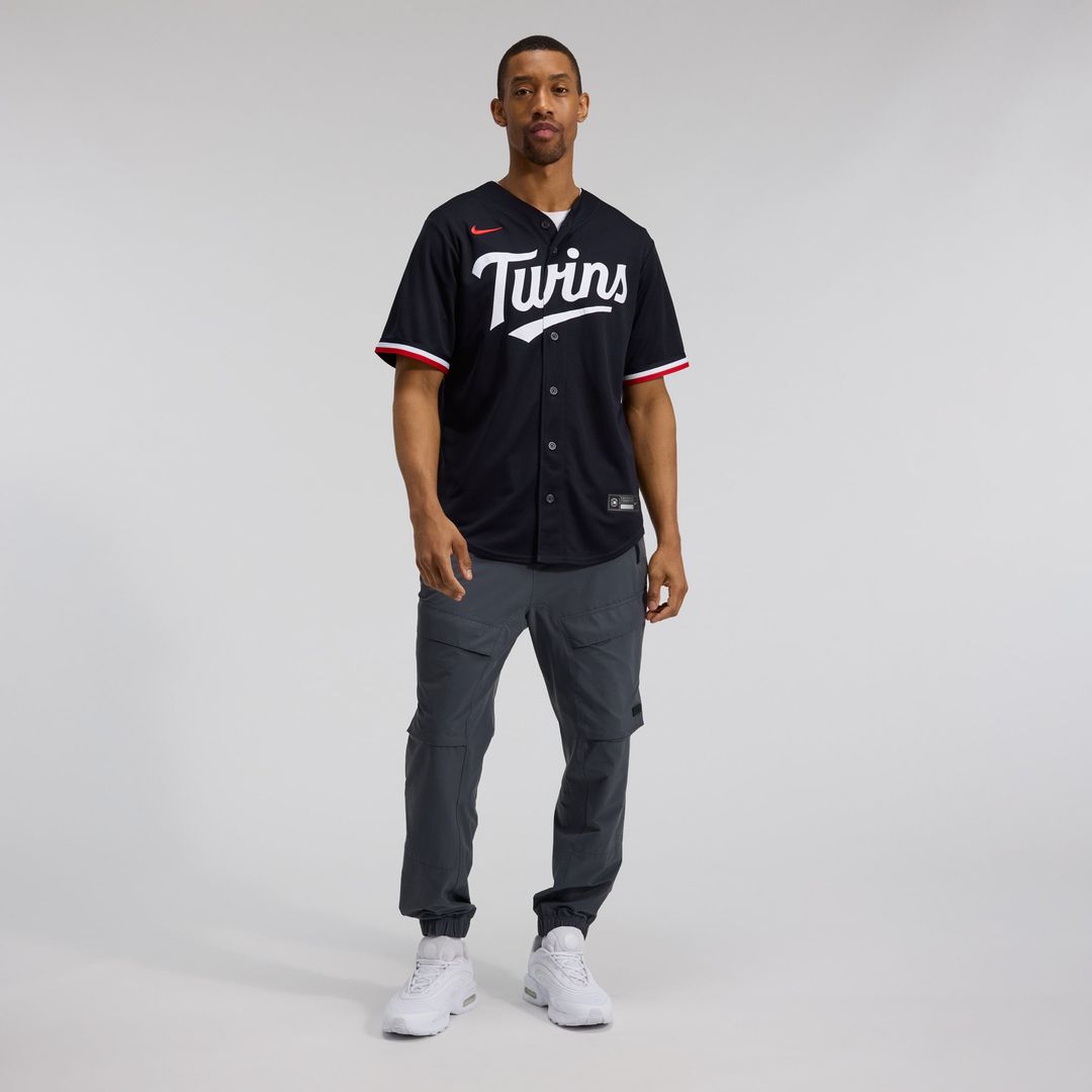 Minnesota Twins Nike Cream Replica Baseball Jersey