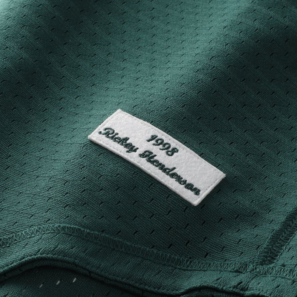 Athletics Mitchell & Ness Green Authentic Baseball Jersey