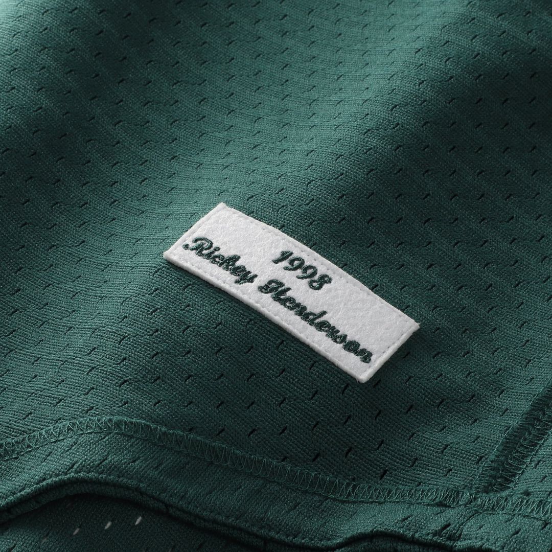 Athletics Mitchell & Ness Green Authentic Baseball Jersey