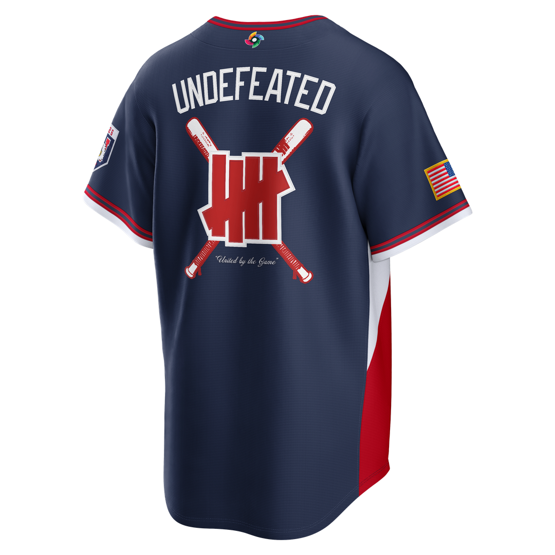 USA Baseball Nike x Undefeated Navy Baseball Jersey