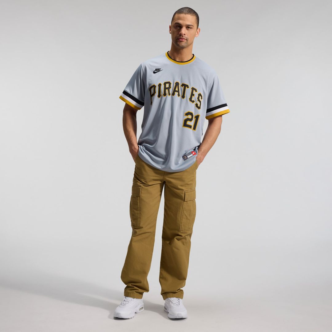 Pittsburgh Pirates Nike Gray Baseball Jersey
