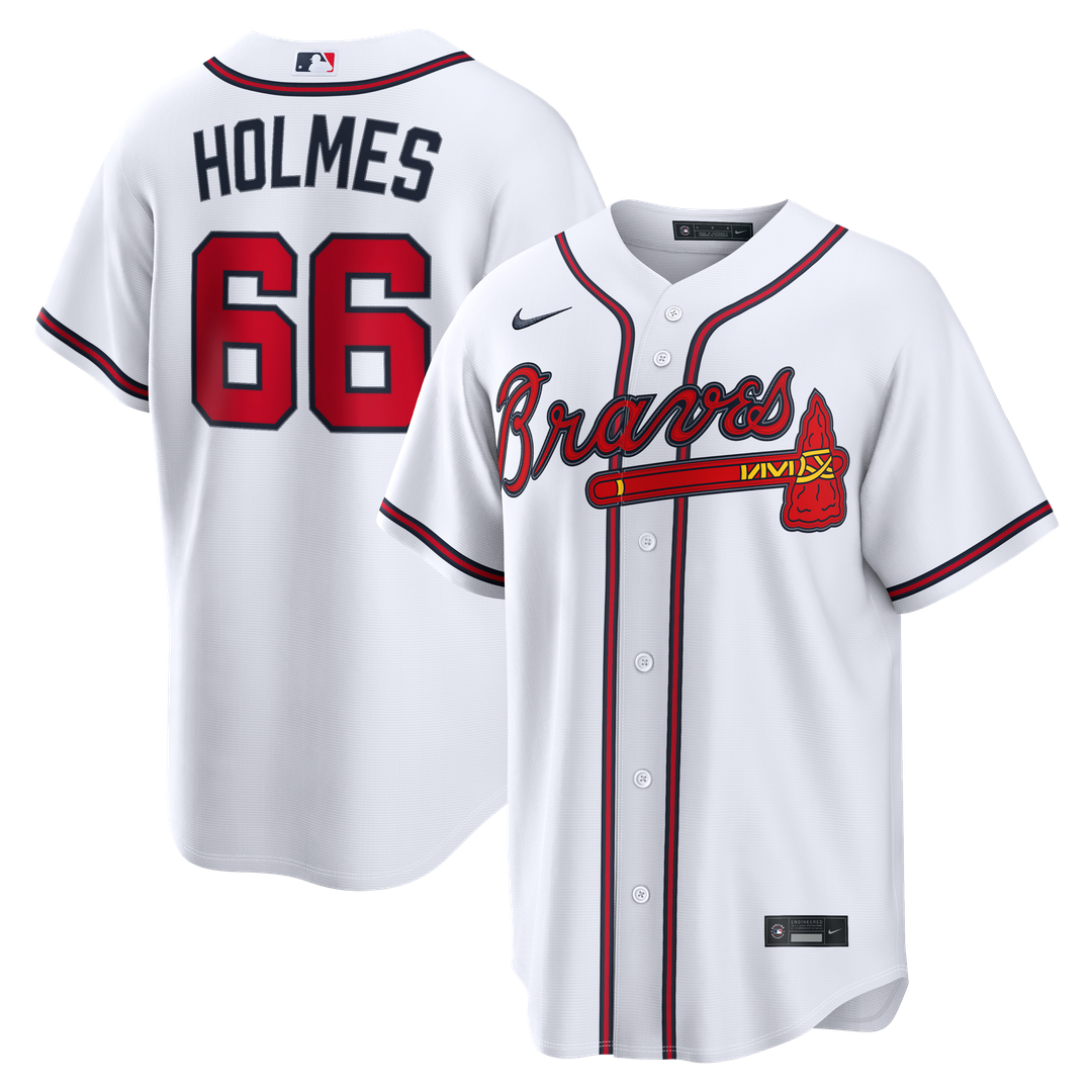 Atlanta Braves Nike White Replica MLB baseball jersey