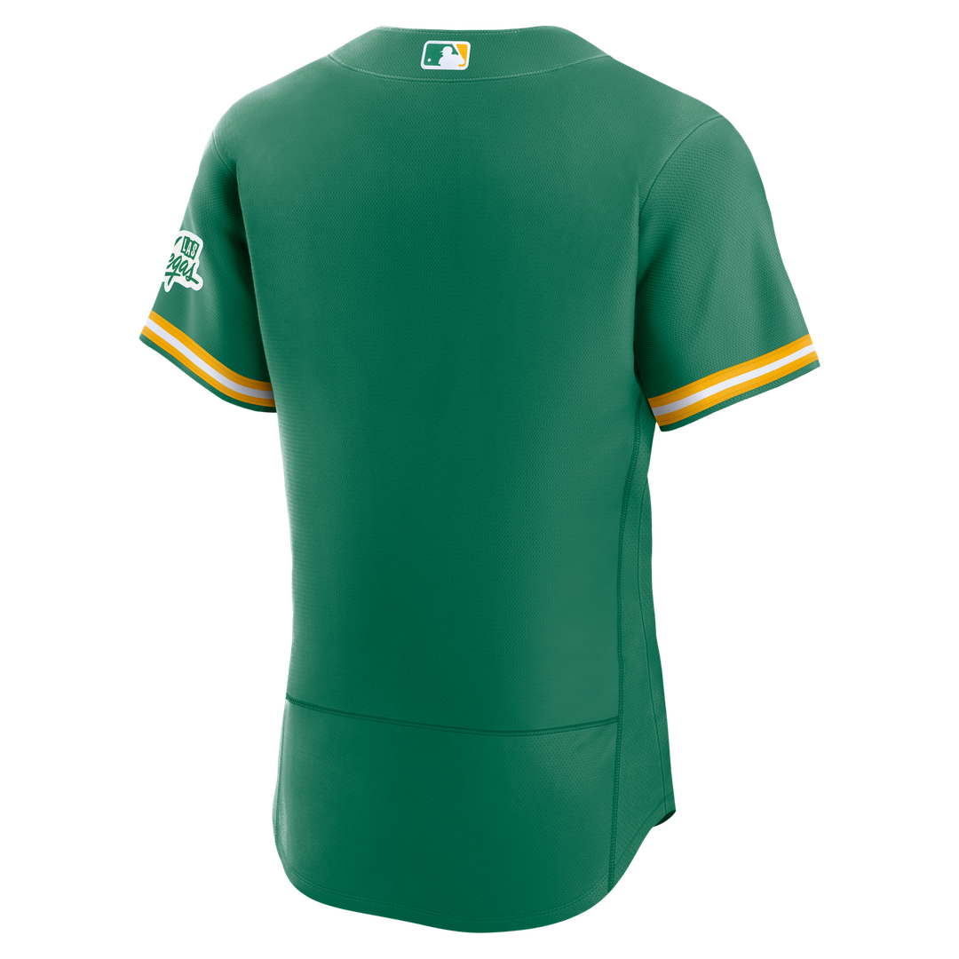 Athletics Nike Green Authentic Baseball Jersey