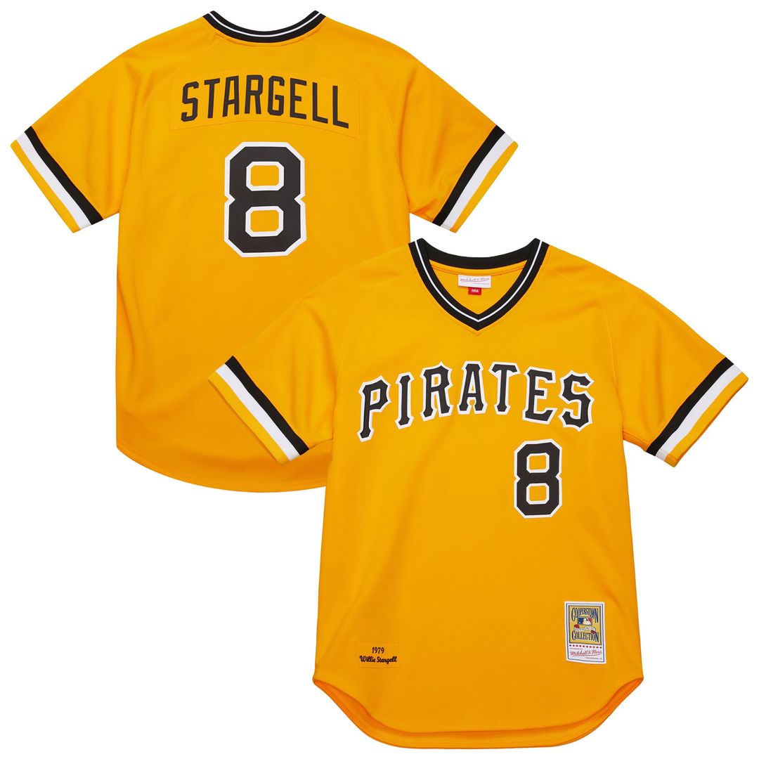 Pittsburgh Pirates Mitchell & Ness Gold Authentic Baseball Jersey