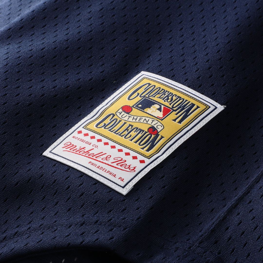 New York Yankees Mitchell & Ness Navy Baseball Jersey