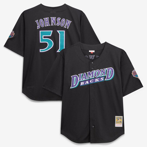 Arizona Diamondbacks Mitchell & Ness Black Authentic MLB baseball jersey
