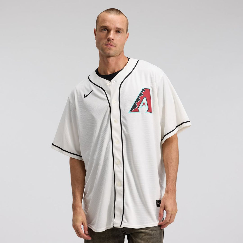 Arizona Diamondbacks Nike Cream Replica Baseball Jersey