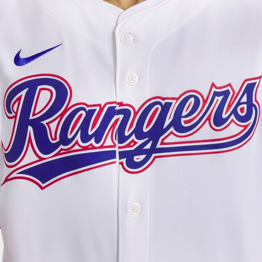Texas Rangers Nike White Baseball Jersey