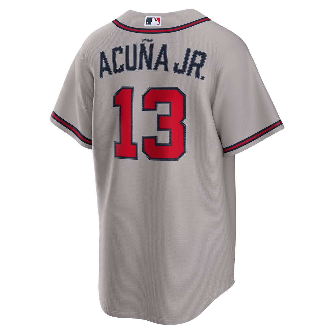 Atlanta Braves Nike Gray Replica Baseball Jersey