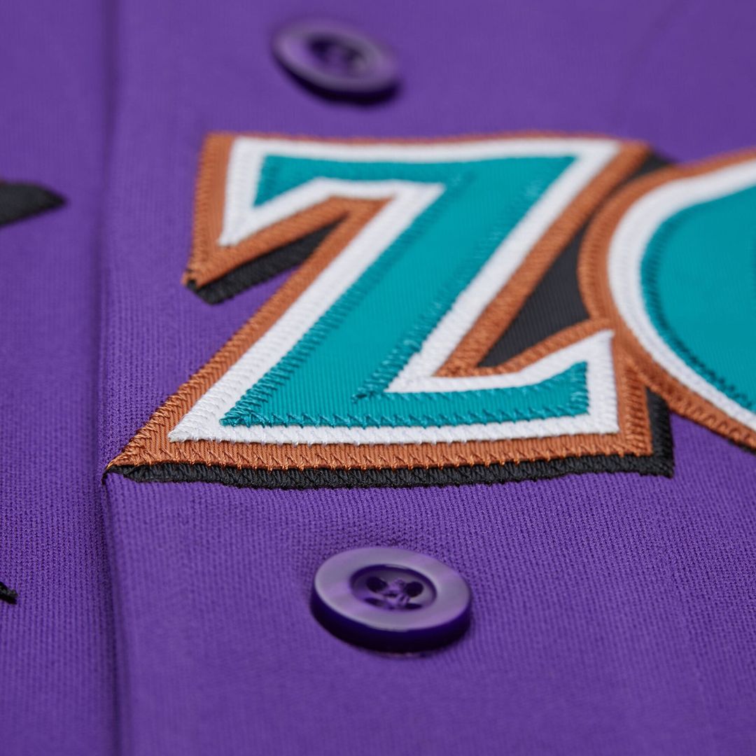 Arizona Diamondbacks Mitchell & Ness Purple Authentic Baseball Jersey