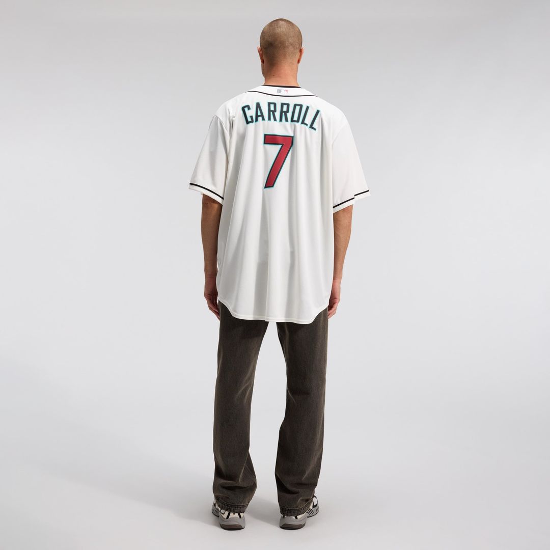 Arizona Diamondbacks Nike Cream Replica Baseball Jersey