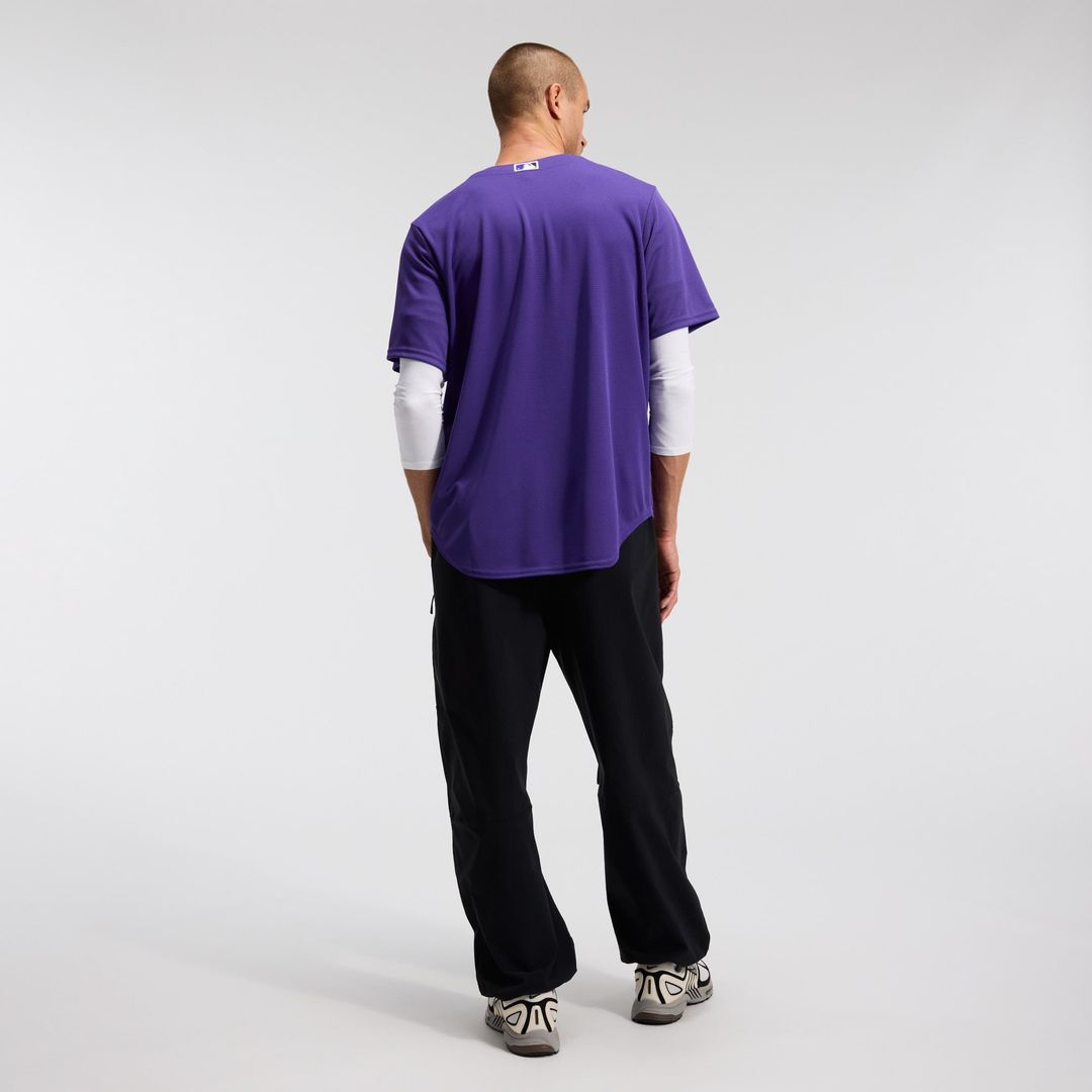 Colorado Rockies Nike Purple Replica Baseball Jersey