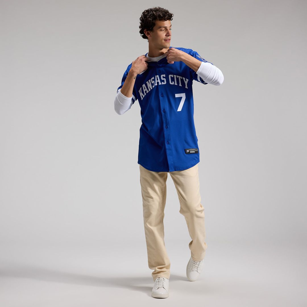 Kansas City Royals Nike Royal Authentic Baseball Jersey