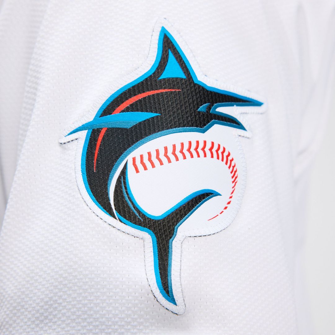 Miami Marlins Nike White Authentic Baseball Jersey