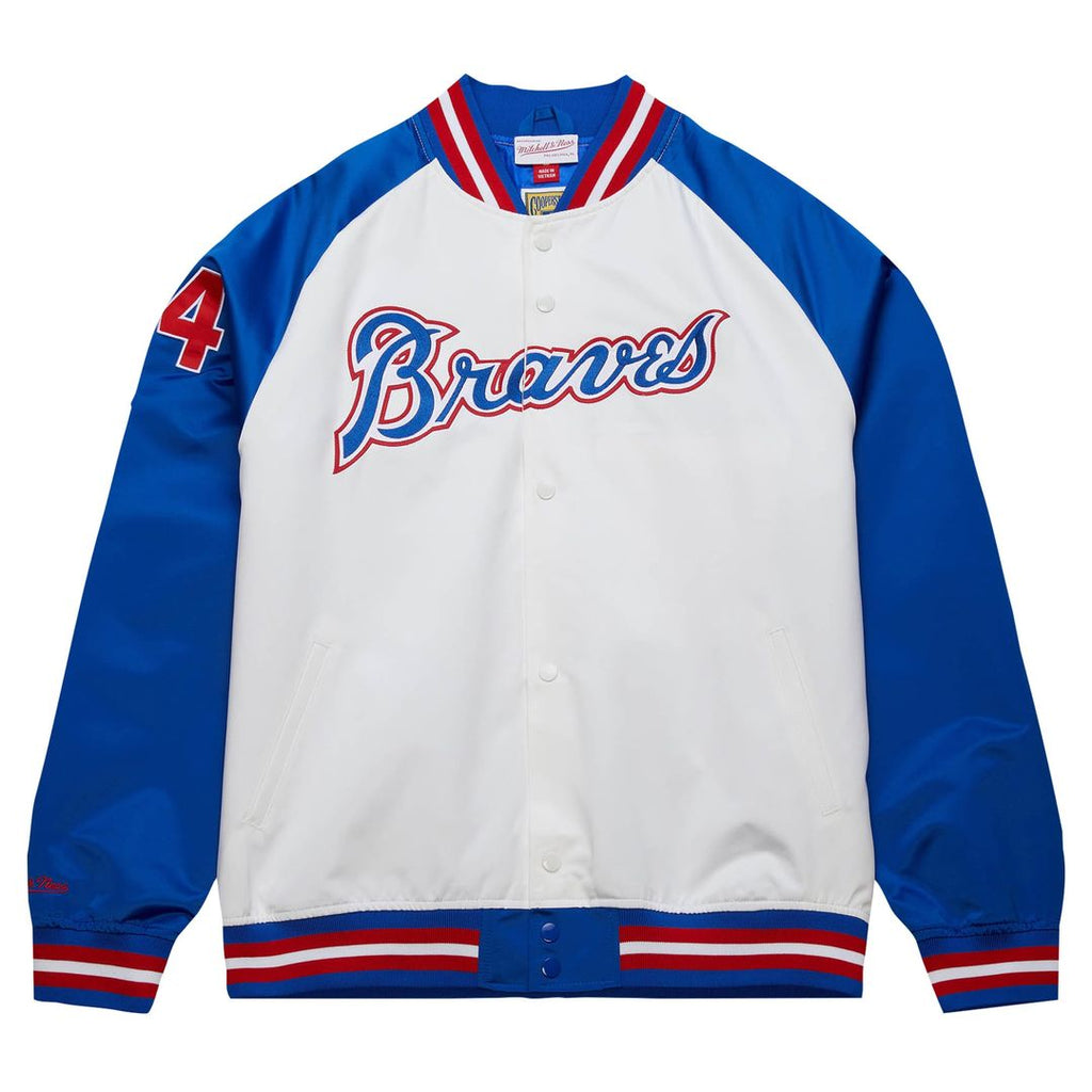 Atlanta Braves Mitchell & Ness White Baseball Jersey