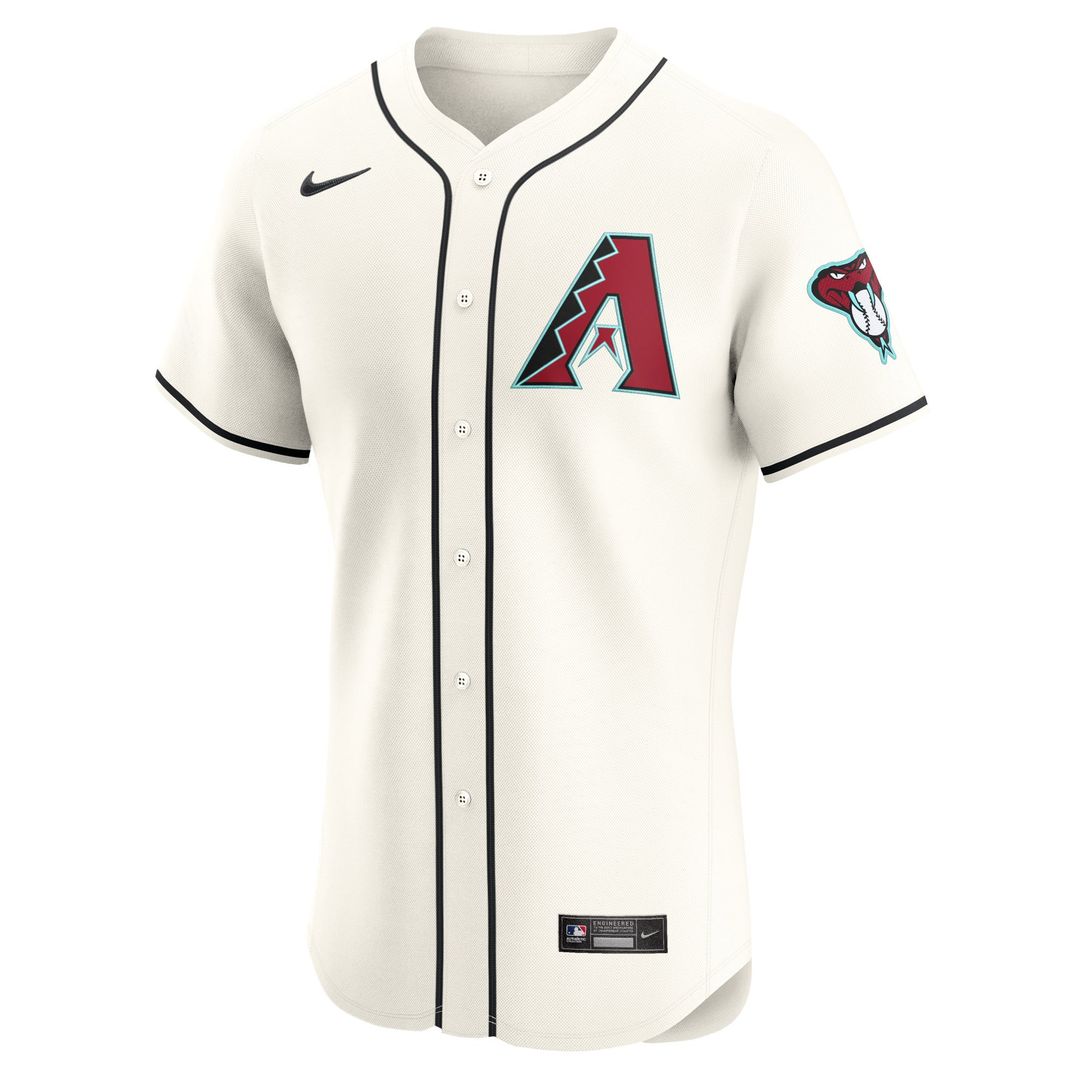 Arizona Diamondbacks Nike Cream Authentic Baseball Jersey