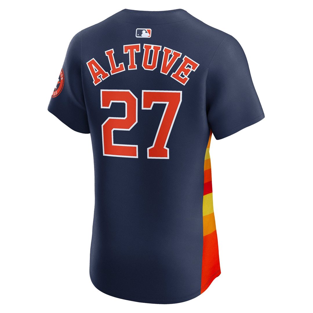 Houston Astros Nike Navy Authentic Baseball Jersey