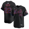 New York Mets Nike Black Authentic Baseball Jersey