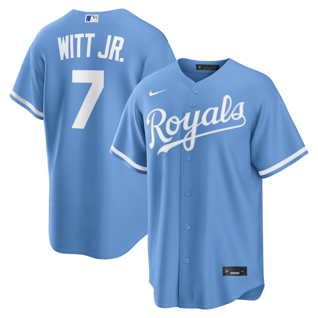 Kansas City Royals Nike Gray Replica Baseball Jersey