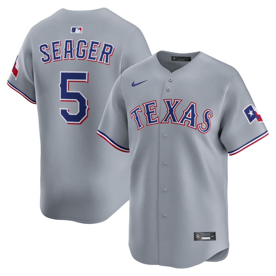 Texas Rangers Nike Gray Authentic Baseball Jersey