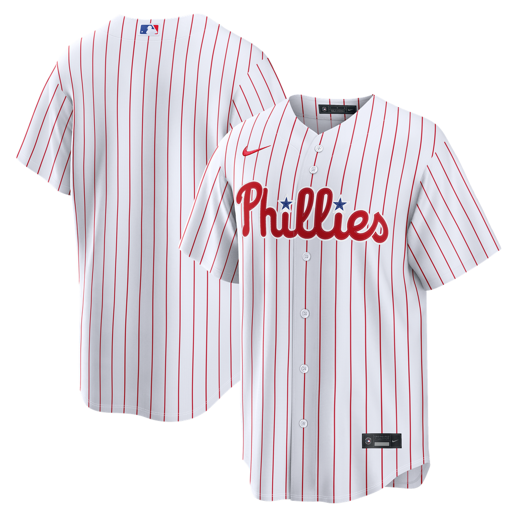 Philadelphia Phillies Nike White Replica MLB baseball jersey