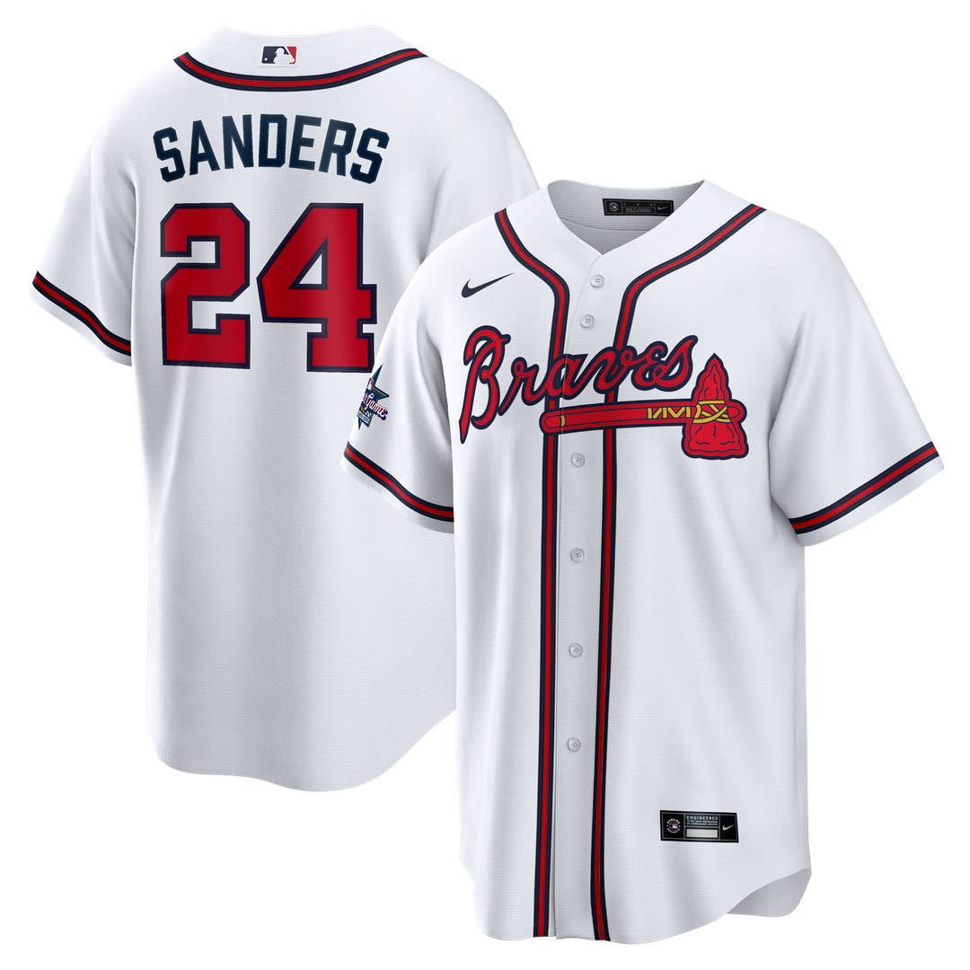 Atlanta Braves Nike White Replica MLB baseball jersey