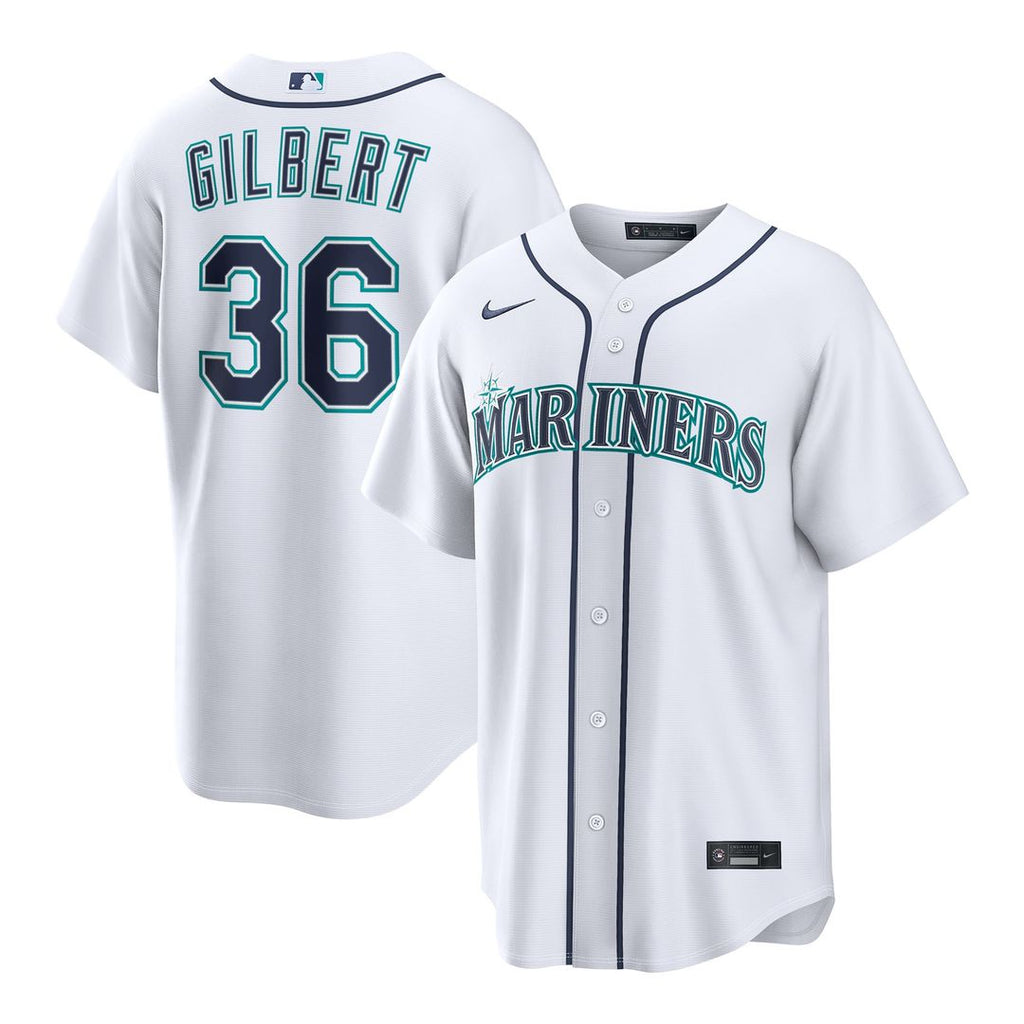 Seattle Mariners Nike White Replica MLB baseball jersey