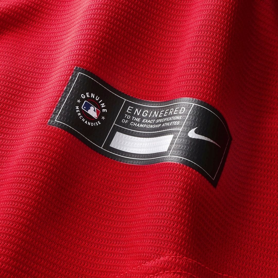England National Team Nike Red Replica Baseball Jersey
