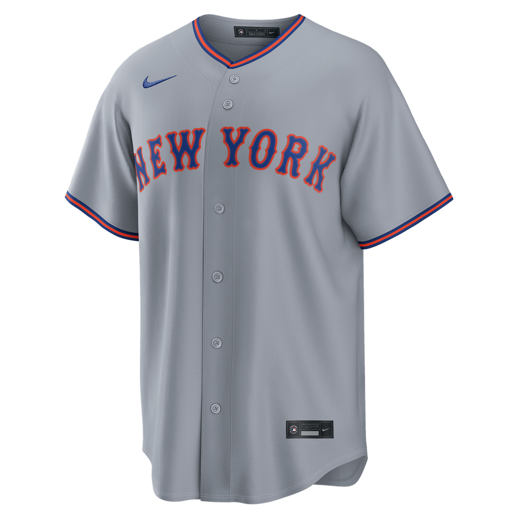New York Mets Nike Gray Replica Baseball Jersey