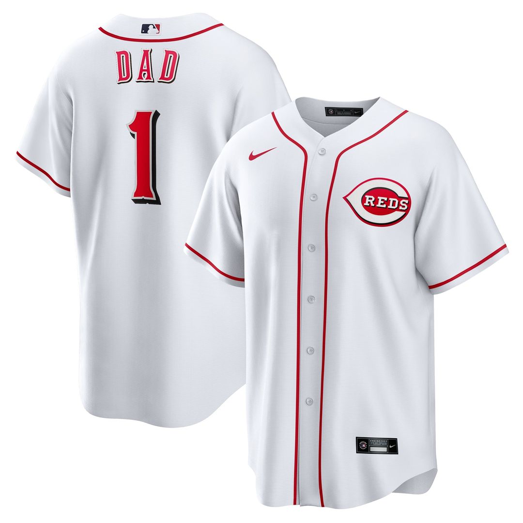 Cincinnati Reds Nike White Replica MLB baseball jersey