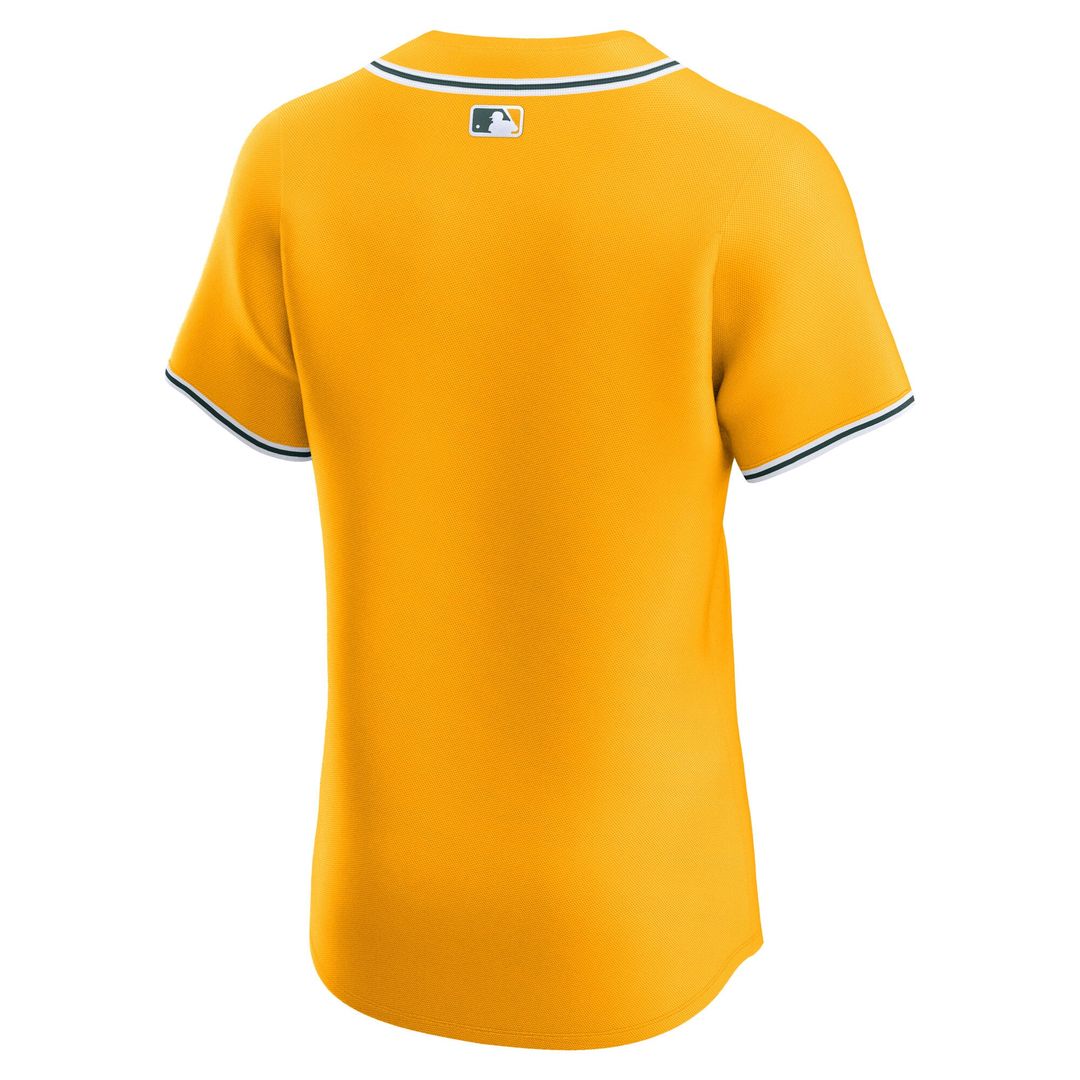 Athletics Nike Gold Authentic Baseball Jersey