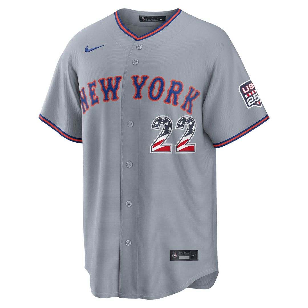New York Mets Nike Gray Baseball Jersey