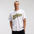 Athletics Nike White Replica MLB baseball jersey