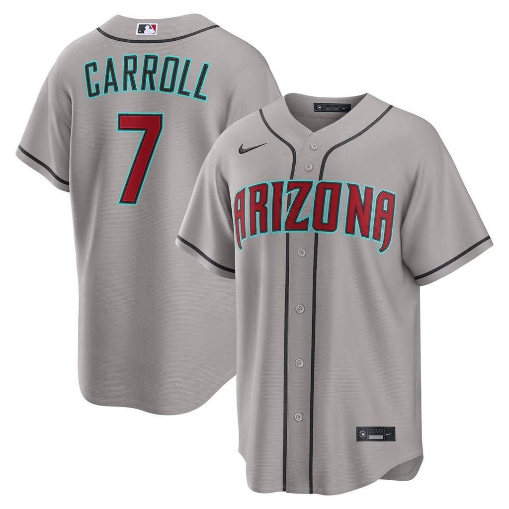 Arizona Diamondbacks Nike Gray Replica MLB baseball jersey