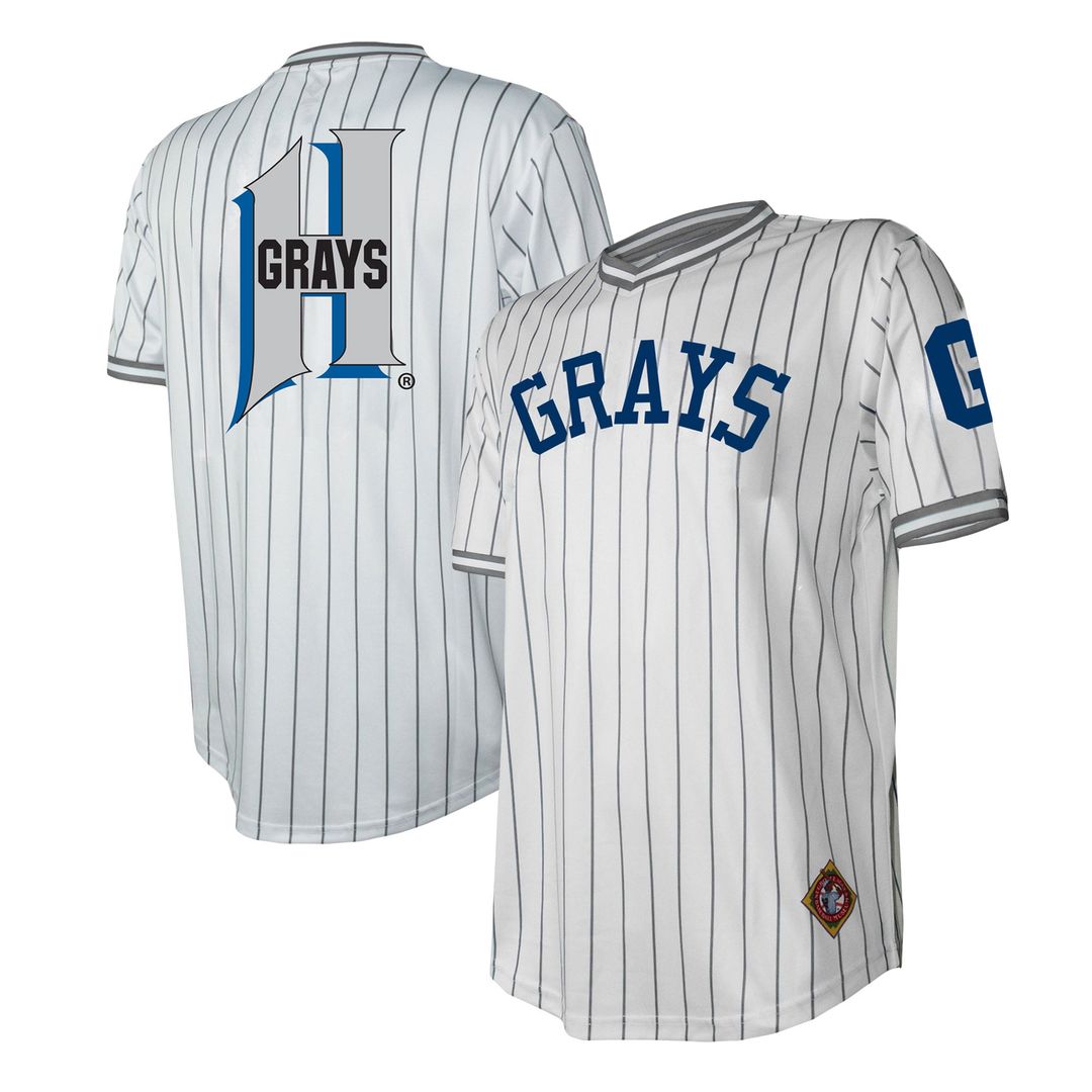 Homestead Grays Stitches White Replica MLB baseball jersey