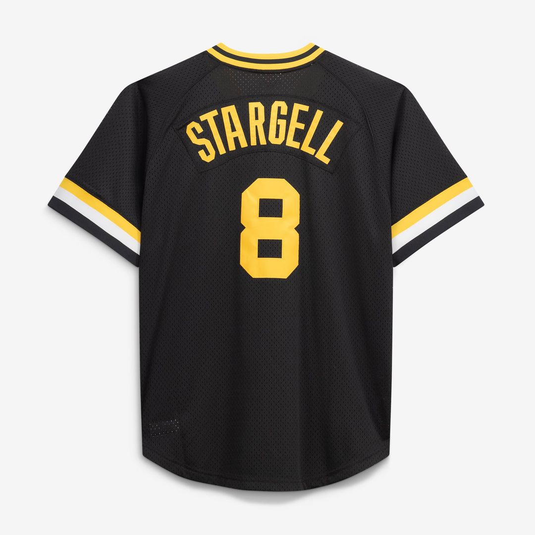 Pittsburgh Pirates Mitchell & Ness Black Authentic Baseball Jersey