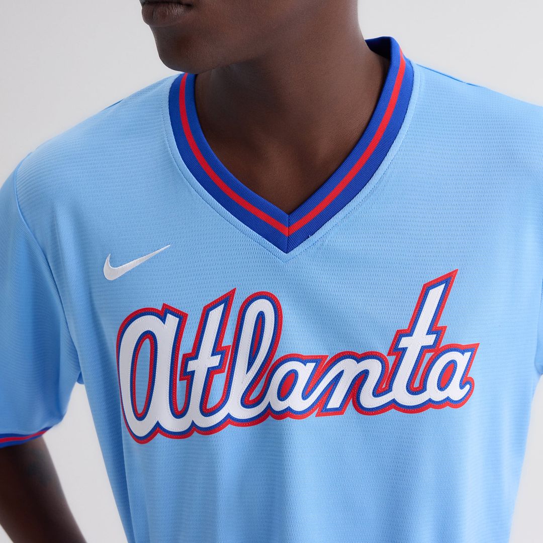 Atlanta Braves Nike Blue Baseball Jersey