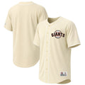 San Francisco Giants Stitches Cream Authentic MLB baseball jersey