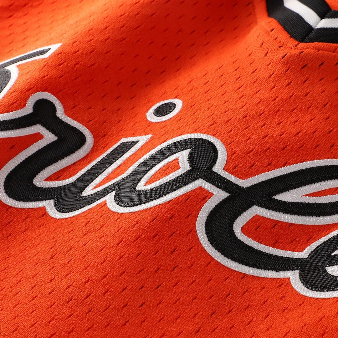 Baltimore Orioles Mitchell & Ness Orange Authentic Baseball Jersey