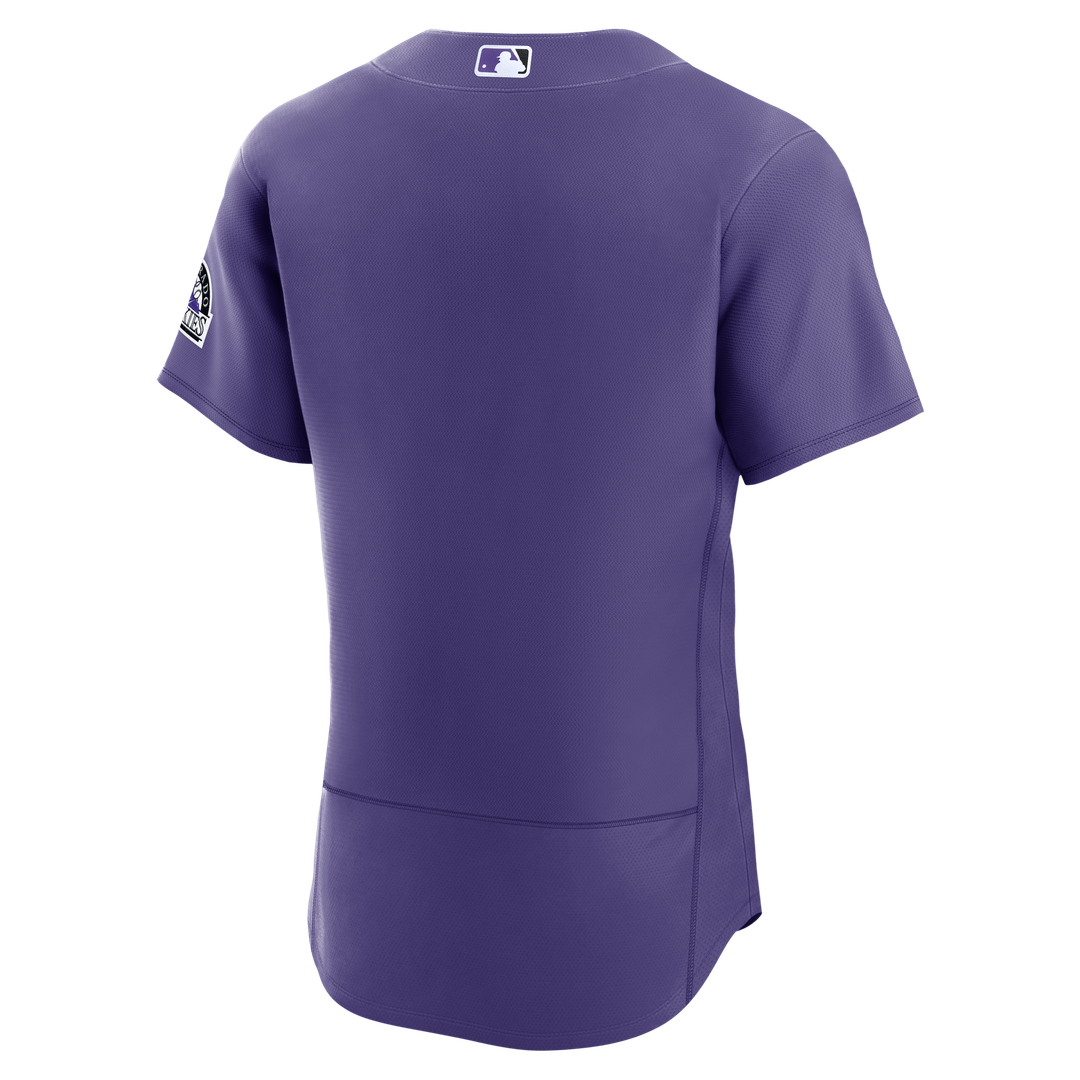 Colorado Rockies Nike Purple Authentic Baseball Jersey