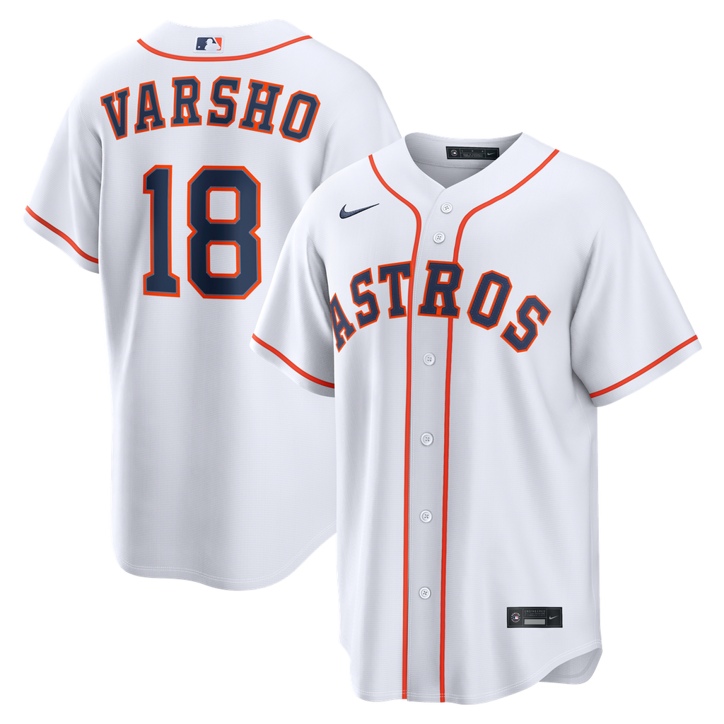 Houston Astros Nike White Replica MLB baseball jersey